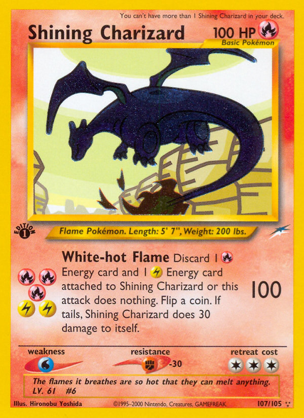 Shining Charizard (107/105) [Neo Destiny 1st Edition] | Event Horizon Hobbies CA