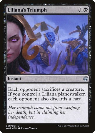 Liliana's Triumph [War of the Spark] | Event Horizon Hobbies CA