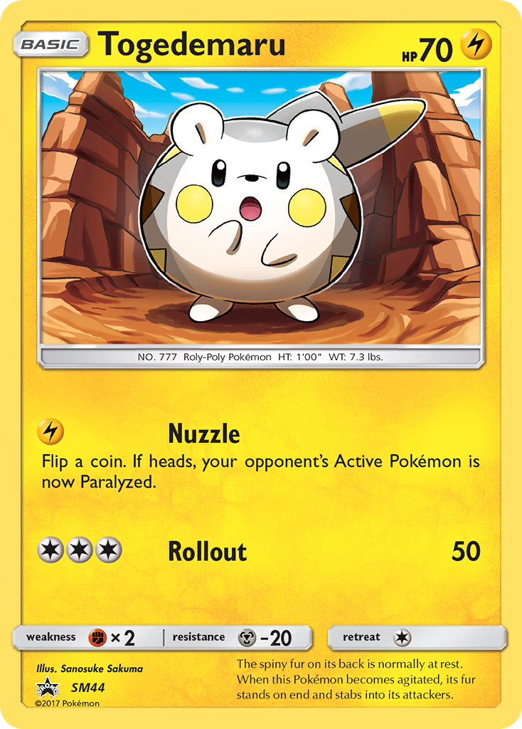 Togedemaru (SM44) [Sun & Moon: Black Star Promos] | Event Horizon Hobbies CA