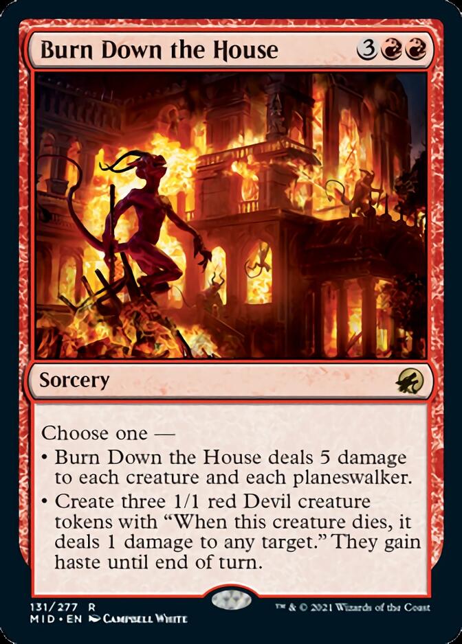 Burn Down the House [Innistrad: Midnight Hunt] | Event Horizon Hobbies CA