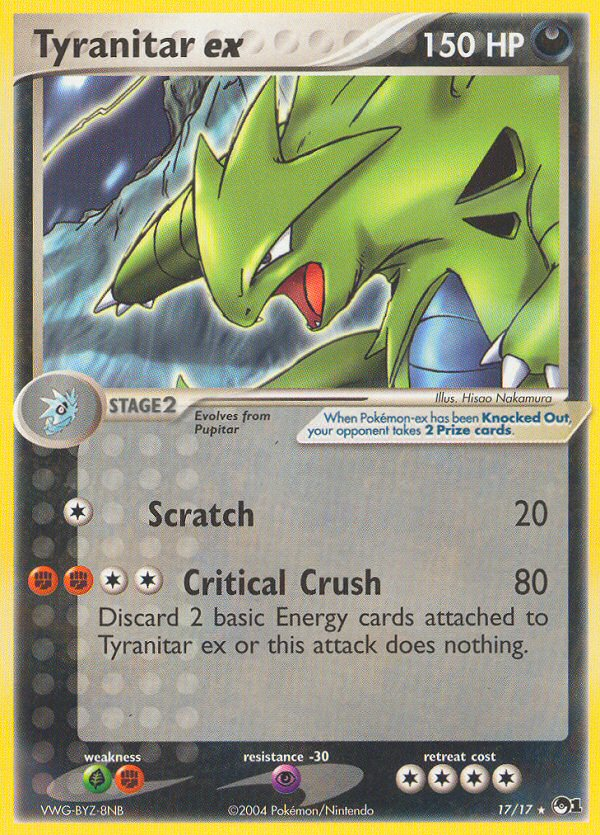 Tyranitar ex (17/17) [POP Series 1] | Event Horizon Hobbies CA