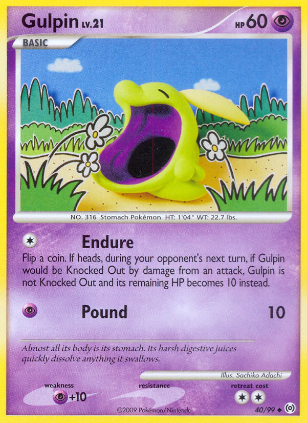 Gulpin (40/99) [Platinum: Arceus] | Event Horizon Hobbies CA