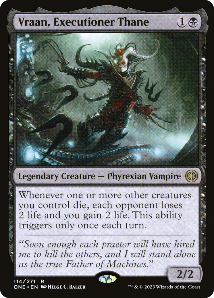 Vraan, Executioner Thane [Phyrexia: All Will Be One] | Event Horizon Hobbies CA