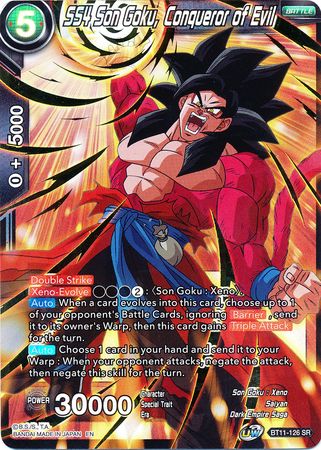 SS4 Son Goku, Conqueror of Evil (BT11-126) [Vermilion Bloodline 2nd Edition] | Event Horizon Hobbies CA