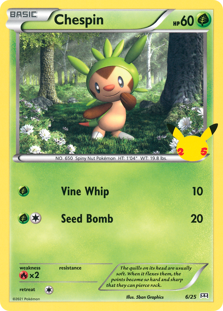 Chespin (6/25) [McDonald's 25th Anniversary] | Event Horizon Hobbies CA