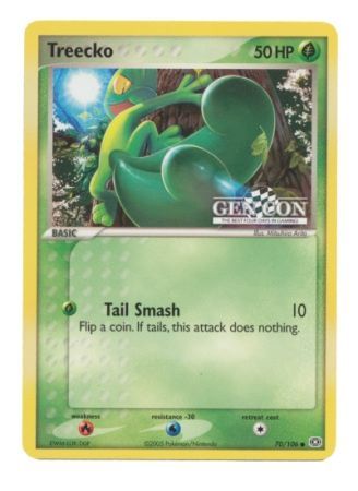 Treecko (70/106) (Gen Con The Best Four Days in Gaming Promo) [EX: Emerald] | Event Horizon Hobbies CA