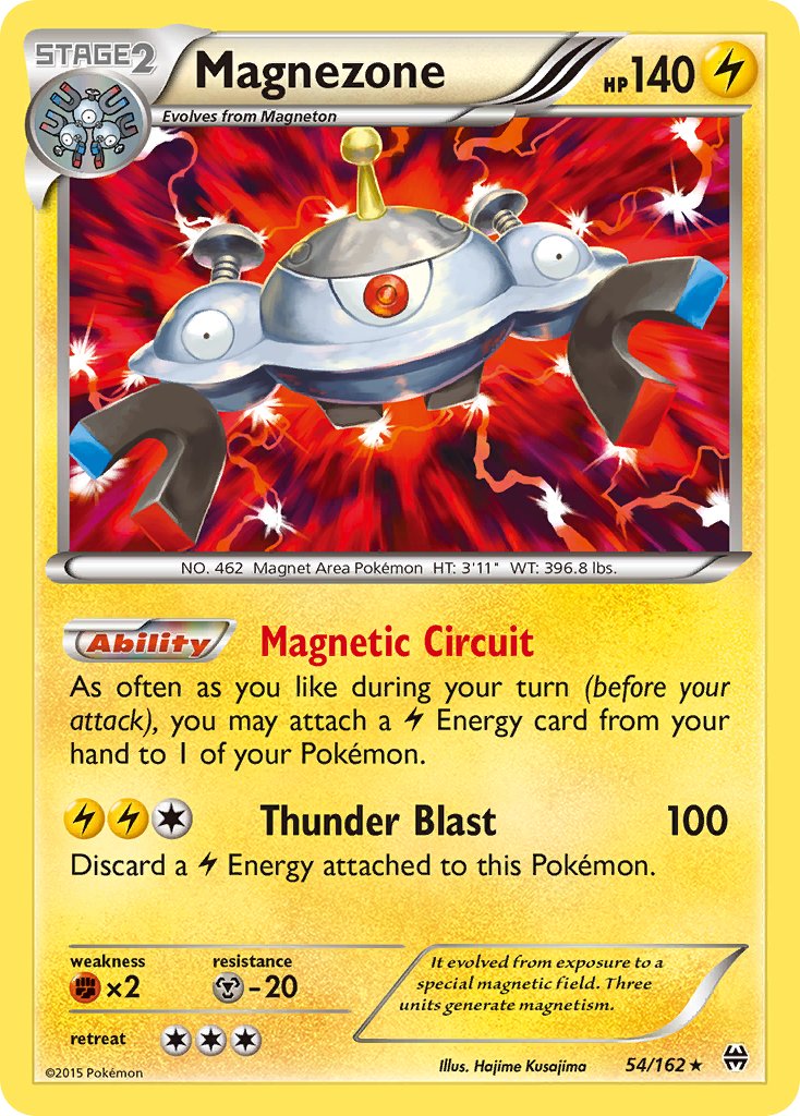 Magnezone (54/162) (Theme Deck Exclusive) [XY: BREAKthrough] | Event Horizon Hobbies CA