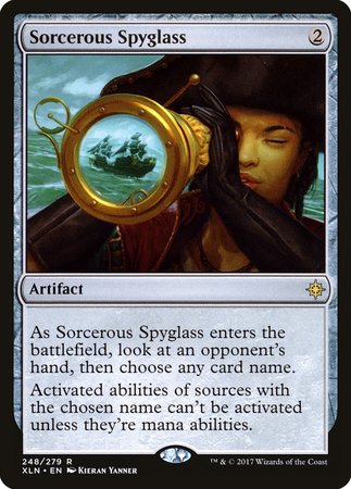 Sorcerous Spyglass [Ixalan] | Event Horizon Hobbies CA