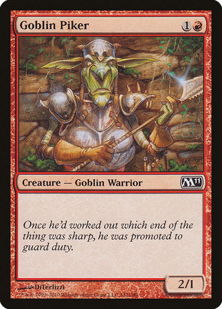 Goblin Piker [Magic 2011] | Event Horizon Hobbies CA