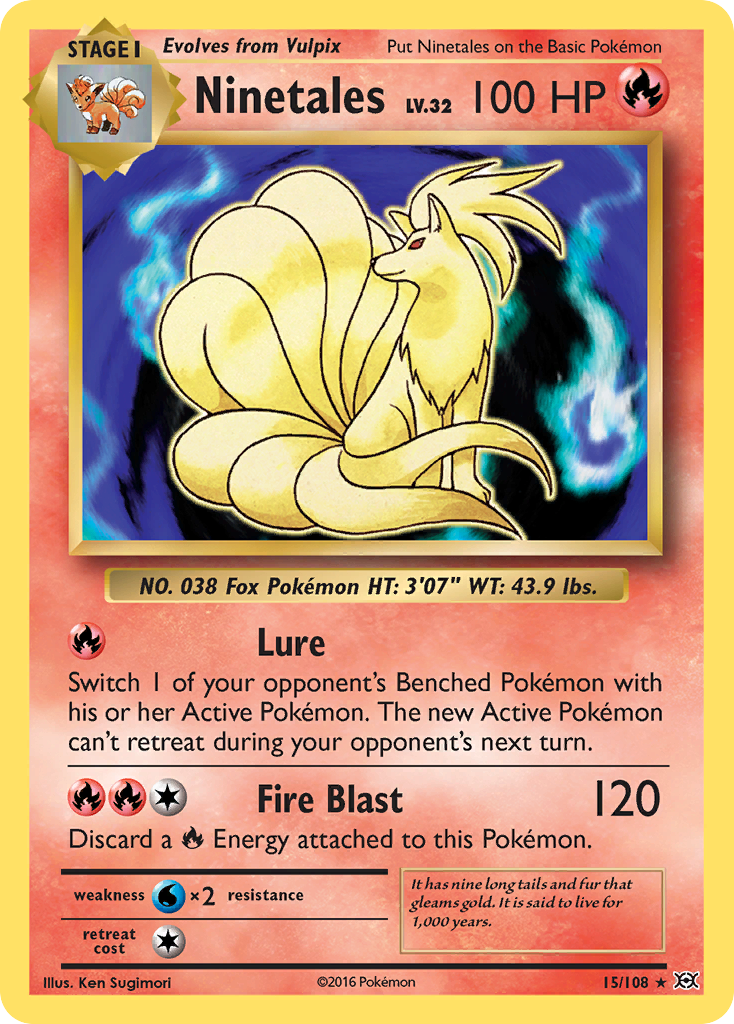 Ninetales (15/108) [XY: Evolutions] | Event Horizon Hobbies CA