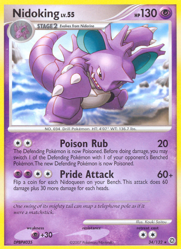 Nidoking (34/132) [Diamond & Pearl: Secret Wonders] | Event Horizon Hobbies CA