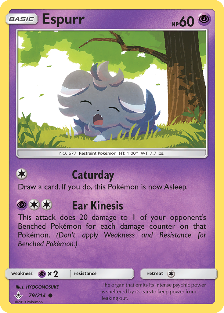 Espurr (79/214) [Sun & Moon: Unbroken Bonds] | Event Horizon Hobbies CA