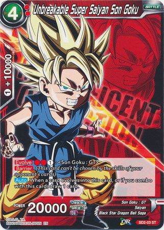 Unbreakable Super Saiyan Son Goku (SD2-03) [Magnificent Collection Fusion Hero] | Event Horizon Hobbies CA