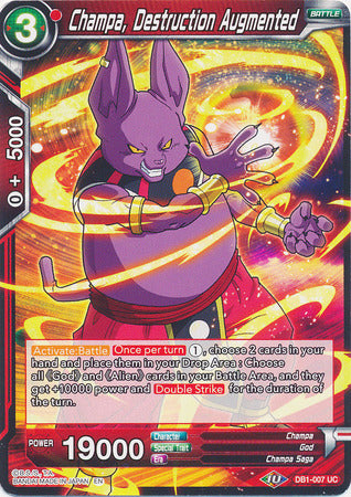 Champa, Destruction Augmented (DB1-007) [Dragon Brawl] | Event Horizon Hobbies CA