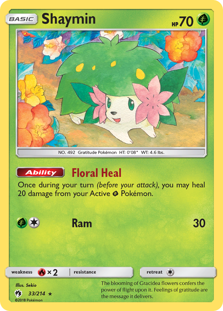 Shaymin (33/214) [Sun & Moon: Lost Thunder] | Event Horizon Hobbies CA