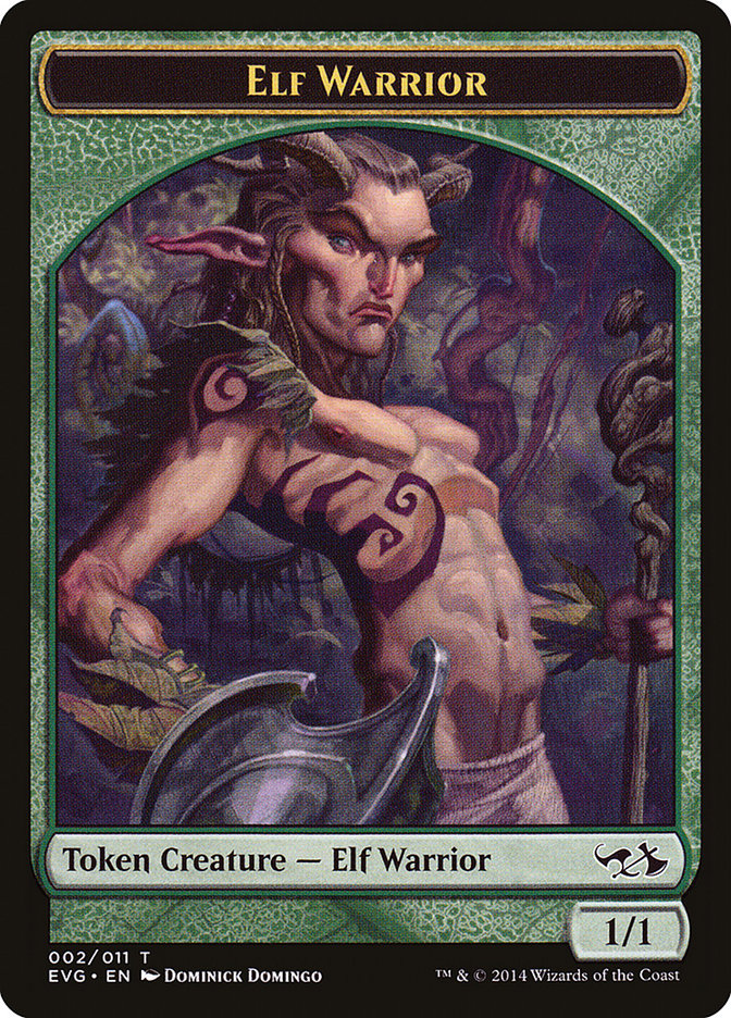 Elf Warrior Token (Elves vs. Goblins) [Duel Decks Anthology Tokens] | Event Horizon Hobbies CA