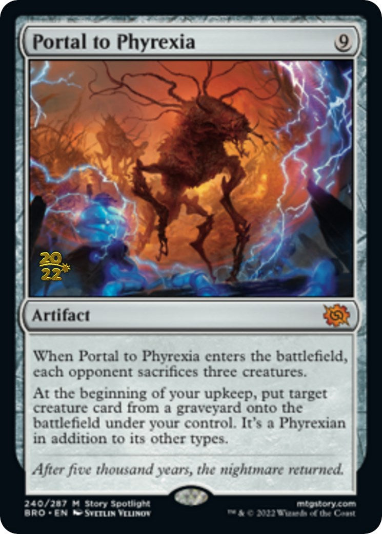 Portal to Phyrexia [The Brothers' War: Prerelease Promos] | Event Horizon Hobbies CA