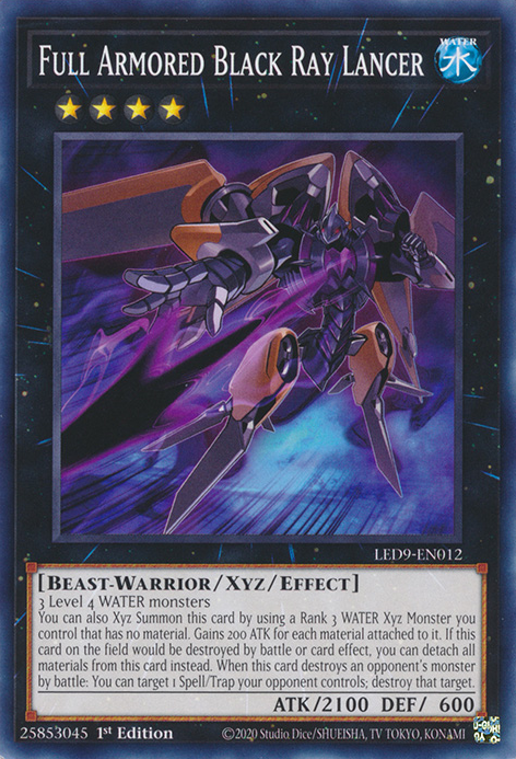 Full Armored Black Ray Lancer [LED9-EN012] Common | Event Horizon Hobbies CA