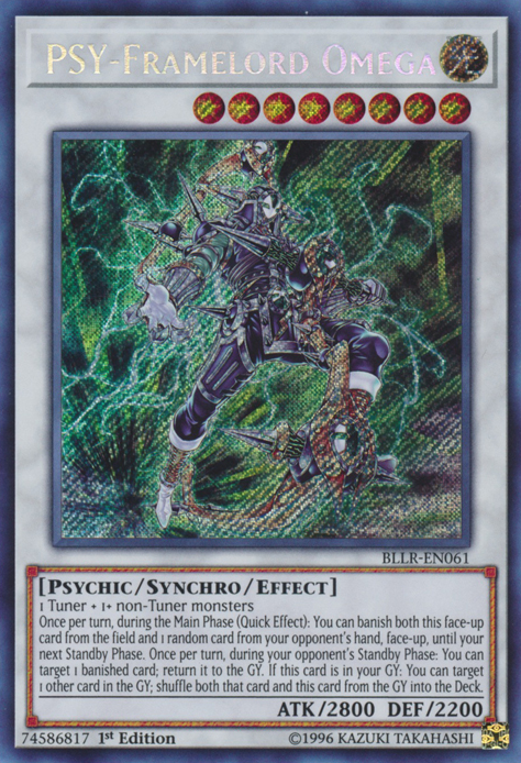 PSY-Framelord Omega [BLLR-EN061] Secret Rare | Event Horizon Hobbies CA