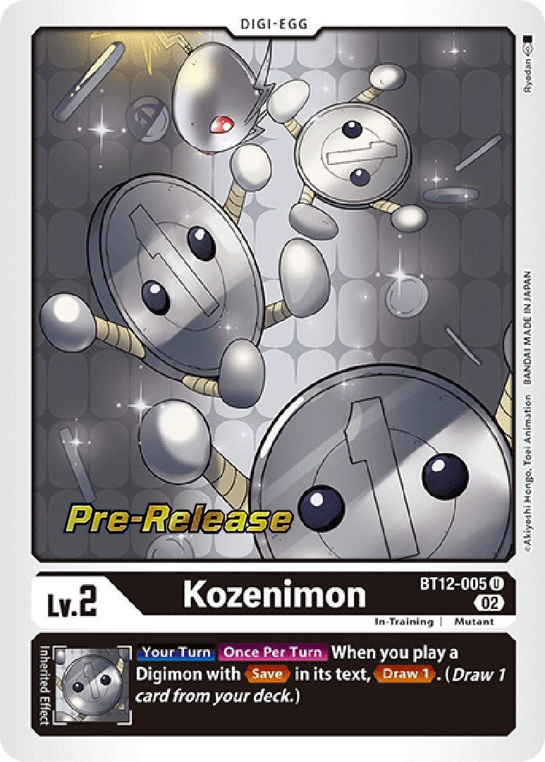 Kozenimon [BT12-005] [Across Time Pre-Release Cards] | Event Horizon Hobbies CA