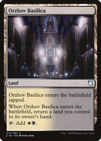 Orzhov Basilica [Commander 2018] | Event Horizon Hobbies CA