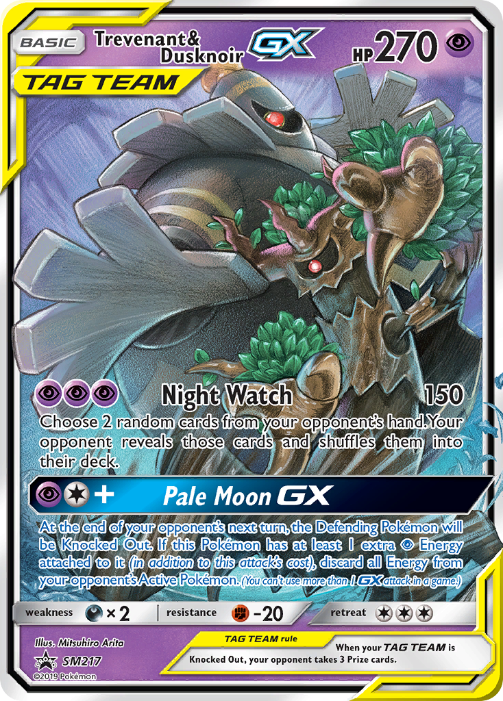 Trevenant & Dusknoir GX (SM217) [Sun & Moon: Black Star Promos] | Event Horizon Hobbies CA