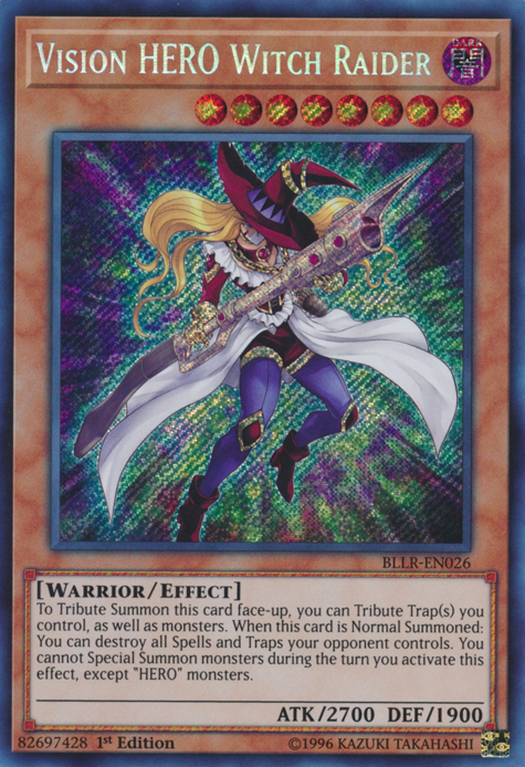 Vision Hero Witch Raider [BLLR-EN026] Secret Rare | Event Horizon Hobbies CA