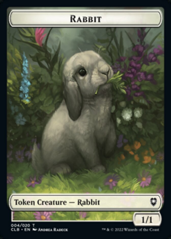 Rabbit Token [Commander Legends: Battle for Baldur's Gate Tokens] | Event Horizon Hobbies CA