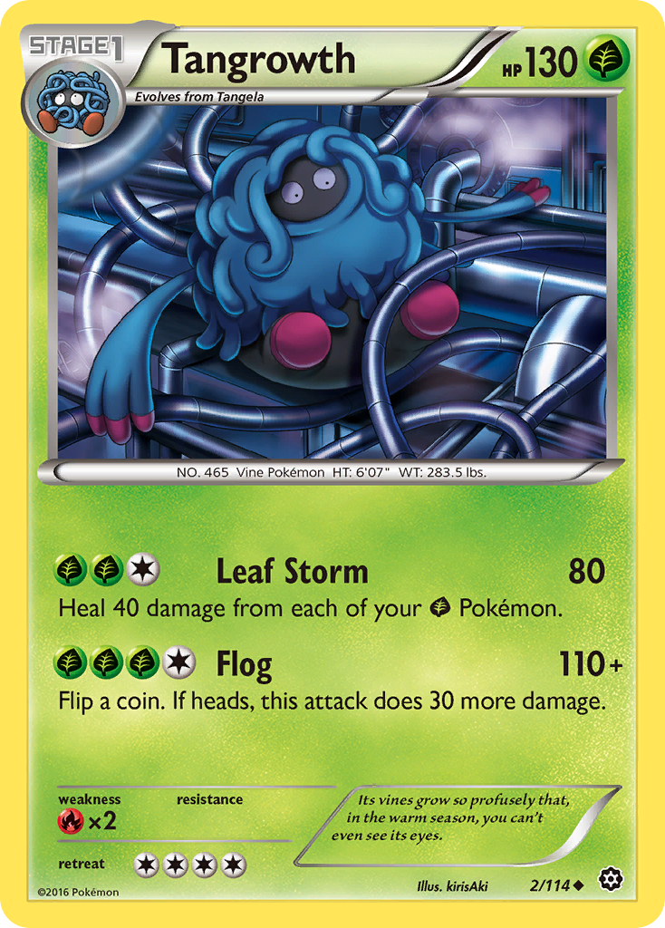 Tangrowth (2/114) [XY: Steam Siege] | Event Horizon Hobbies CA