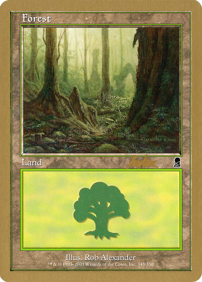 Forest (bk348) (Brian Kibler) [World Championship Decks 2002] | Event Horizon Hobbies CA