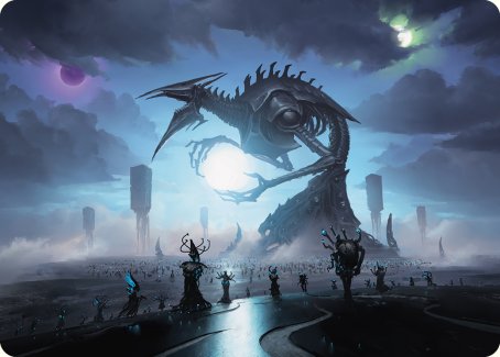 Blue Sun's Zenith Art Card [Phyrexia: All Will Be One Art Series] | Event Horizon Hobbies CA