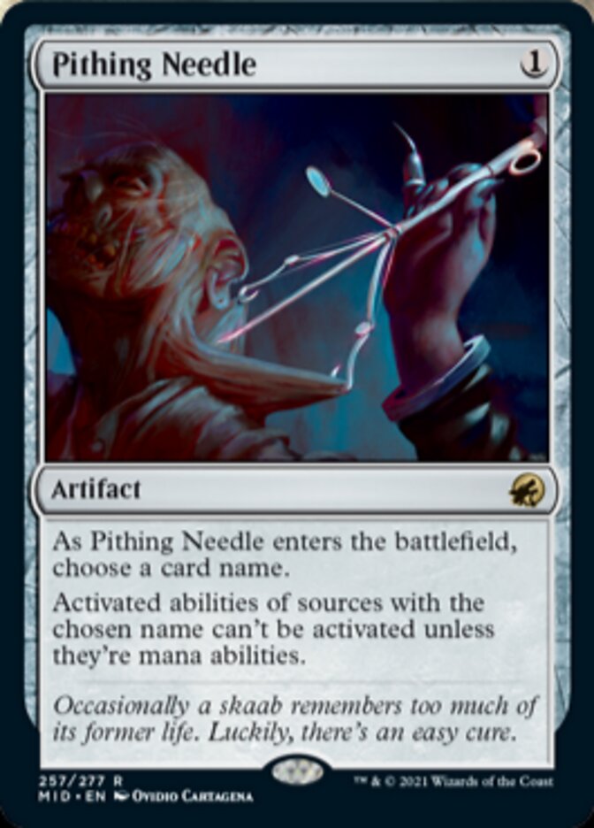 Pithing Needle [Innistrad: Midnight Hunt] | Event Horizon Hobbies CA