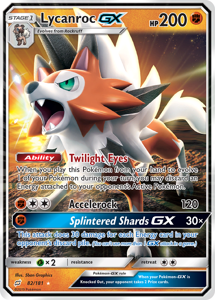 Lycanroc GX (82/181) [Sun & Moon: Team Up] | Event Horizon Hobbies CA