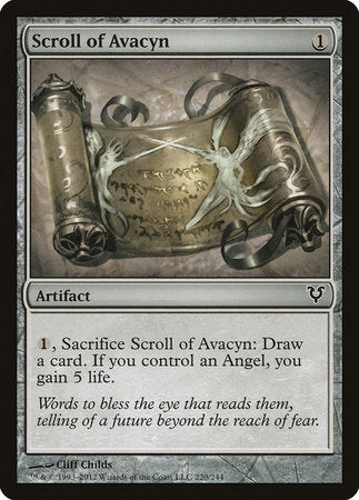 Scroll of Avacyn [Avacyn Restored] | Event Horizon Hobbies CA