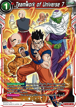 Teamwork of Universe 7 (BT14-027) [Cross Spirits] | Event Horizon Hobbies CA