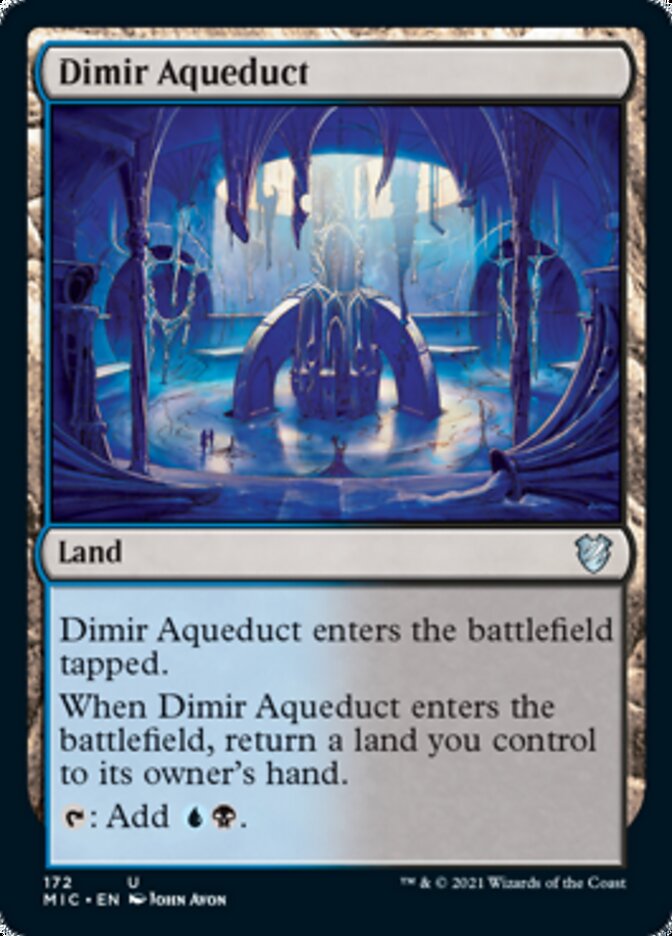 Dimir Aqueduct [Innistrad: Midnight Hunt Commander] | Event Horizon Hobbies CA