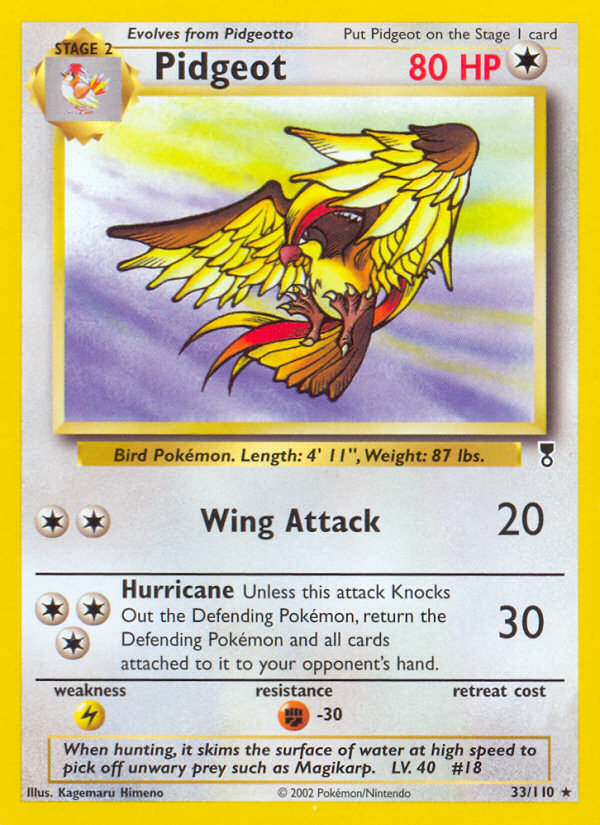 Pidgeot (33/110) [Legendary Collection] | Event Horizon Hobbies CA