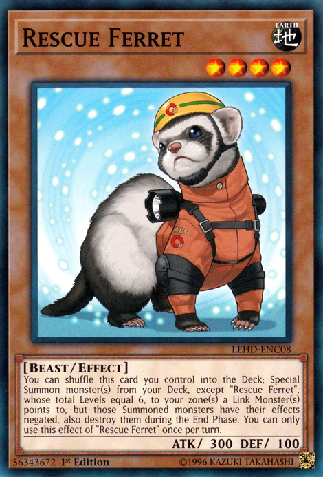 Rescue Ferret [LEHD-ENC08] Common | Event Horizon Hobbies CA