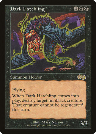 Dark Hatchling [Urza's Saga] | Event Horizon Hobbies CA