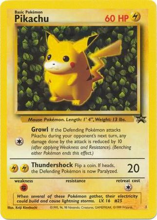 Pikachu (1) (Promo) [Wizards of the Coast: Black Star Promos] | Event Horizon Hobbies CA