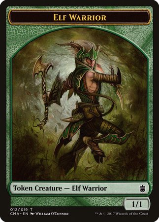 Elf Warrior Token (012) [Commander Anthology Tokens] | Event Horizon Hobbies CA