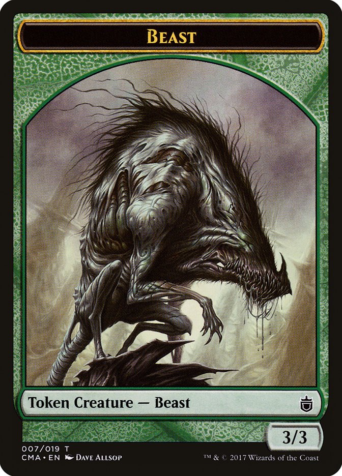 Beast (007/019) [Commander Anthology Tokens] | Event Horizon Hobbies CA