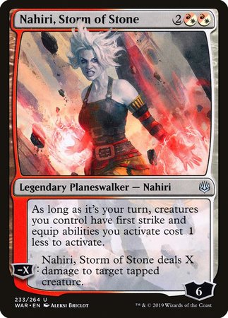 Nahiri, Storm of Stone [War of the Spark] | Event Horizon Hobbies CA