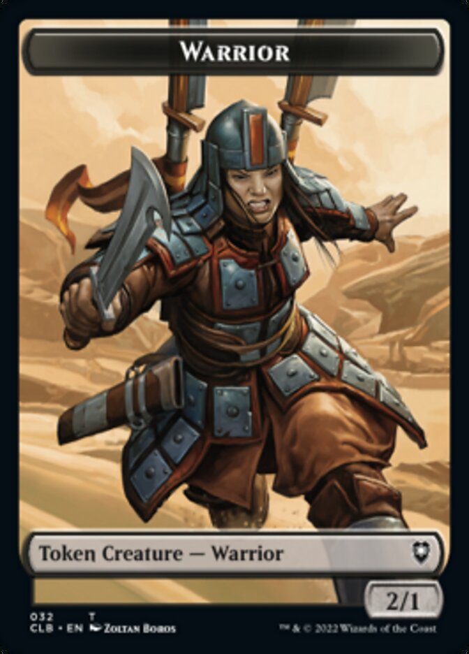 Warrior // Inkling Double-sided Token [Commander Legends: Battle for Baldur's Gate Tokens] | Event Horizon Hobbies CA