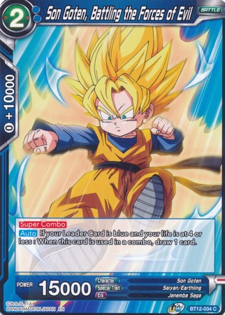 Son Goten, Battling the Forces of Evil (BT12-034) [Vicious Rejuvenation] | Event Horizon Hobbies CA