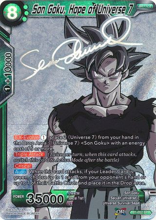 Son Goku, Hope of Universe 7 (SPR) (TB1-052) [The Tournament of Power] | Event Horizon Hobbies CA