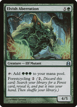 Elvish Aberration [Commander 2011]