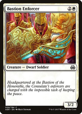 Bastion Enforcer [Aether Revolt] | Event Horizon Hobbies CA