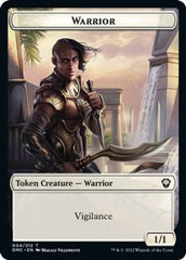 Zombie Knight // Warrior Double-sided Token [Dominaria United Commander Tokens] | Event Horizon Hobbies CA