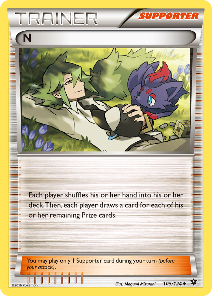 N (105/124) [XY: Fates Collide] | Event Horizon Hobbies CA